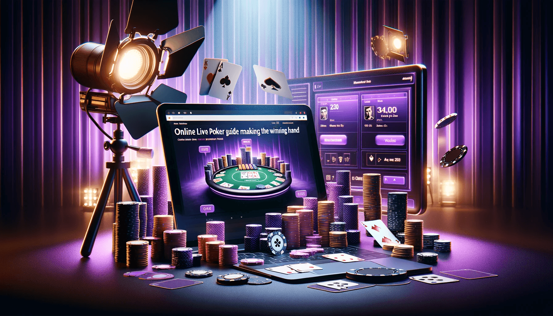 Guía de poker en vivo online para conseguir la mano ganadora image