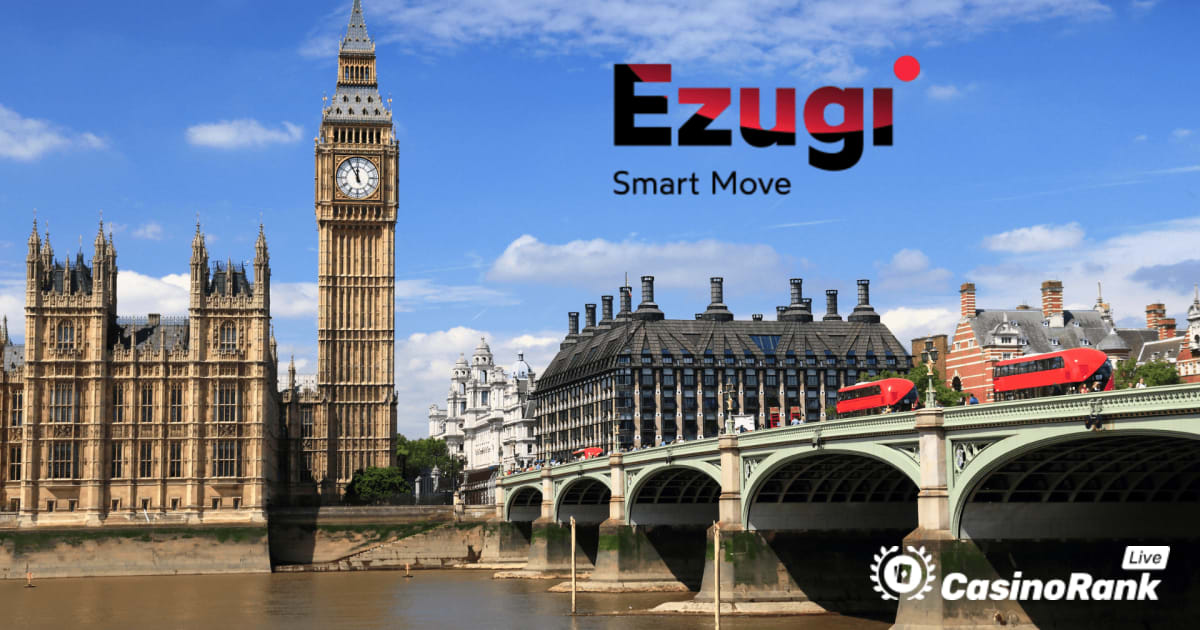 Ezugi hace su debut en el Reino Unido con un acuerdo de Playbook Engineering