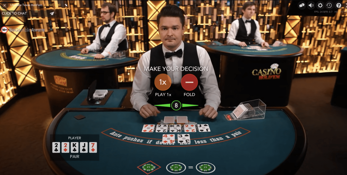 Ultimate Texas Hold'em by Evolution Features and Bonus Rounds